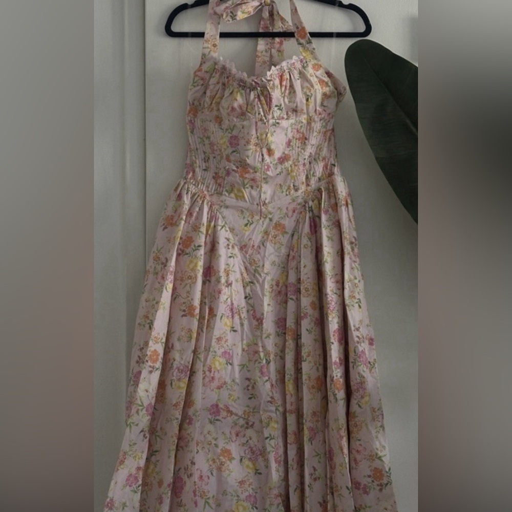 House of CB Pink Floral Dress